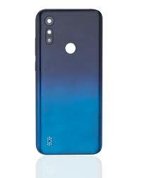 Motorola Moto E6s 2020-Battery Cover- Blue