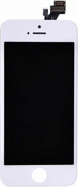 For iPhone 5-Display + Digitizer +Metal Plate A+ High Quality- White