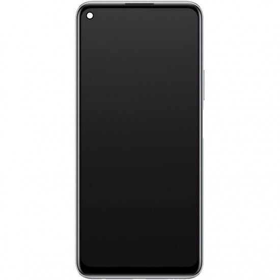 Huawei P40 Lite 5G-LCD Display Module + Battery- Silver