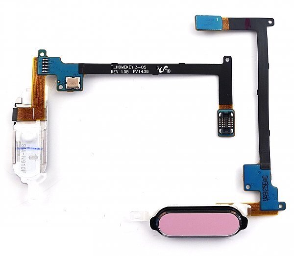 SamsSamsung Galaxy Note 4 SM-N910F-Home Button Flex- Pink
