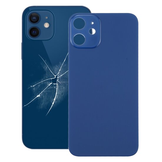 For iPhone 12 Mini Back Glass - Blue