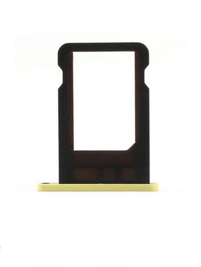 For iPhone 5C-Sim Holder- Yellow