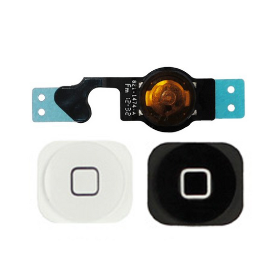 For iPhone 5-Home Button- Black