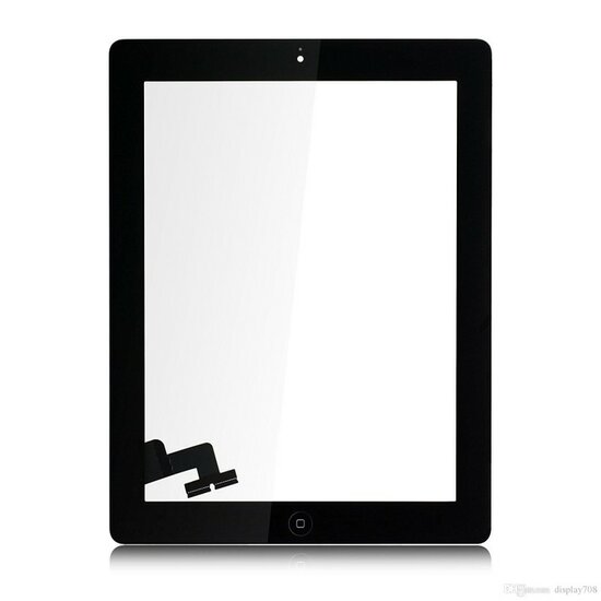 For Ipad 2 Digitizer- Black