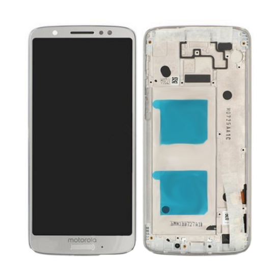 Motorola Moto G6-Display + Digitizer + Frame- Silver