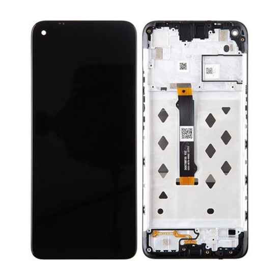 Motorola Moto G9 Power-Display Complete + Frame- Black