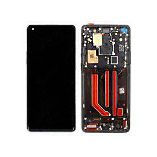 OnePlus 8 Pro IN2020-Display Complete + Frame- Onyx Black