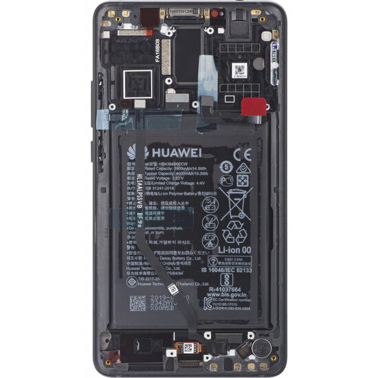 Huawei Mate 10-LCD Display Module + Battery- Black