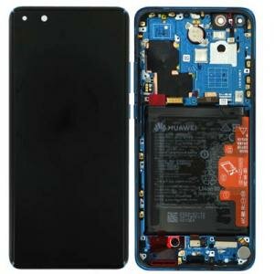 Huawei P40-LCD Display Module + Battery- Deep Sea Blue