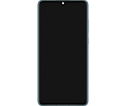 Huawei P30-LCD Display Module + Battery- Aurora Blue
