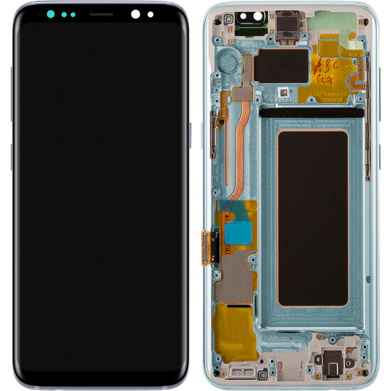 Samsung Galaxy S8 SM-G950F-Display + Digitizer with Frame- Blue