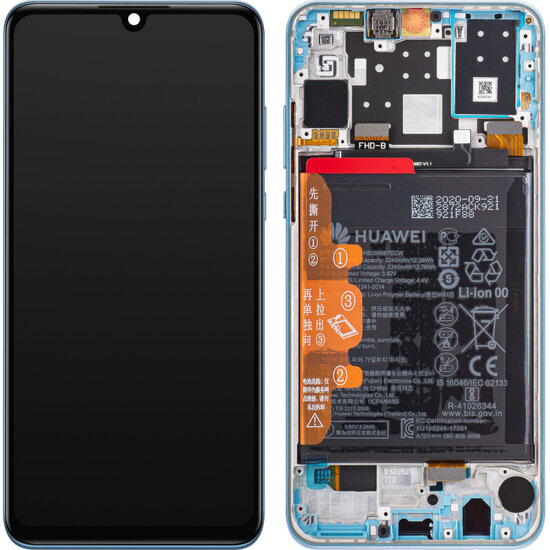 Huawei P30 Lite New Edition-LCD Display Module + Battery- Breathing Crystal