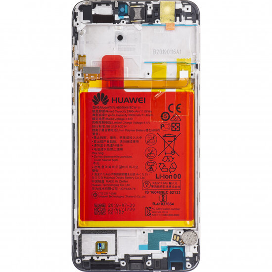 Huawei P Smart-LCD Display Module + Battery- Black