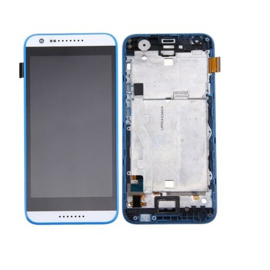 HTC Desire 620-Display + Digitizer + Frame- White