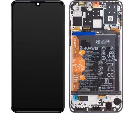 Huawei P30 Lite-LCD Display Module + Battery- Black