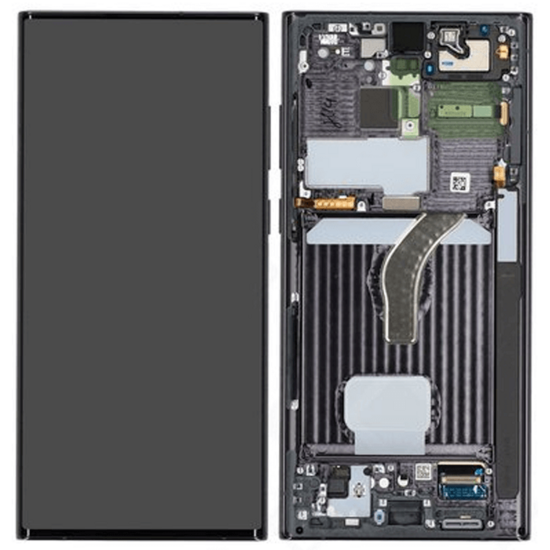 Samsung Galaxy S22 Ultra SM-S908B-Display Complete- Phantom Black