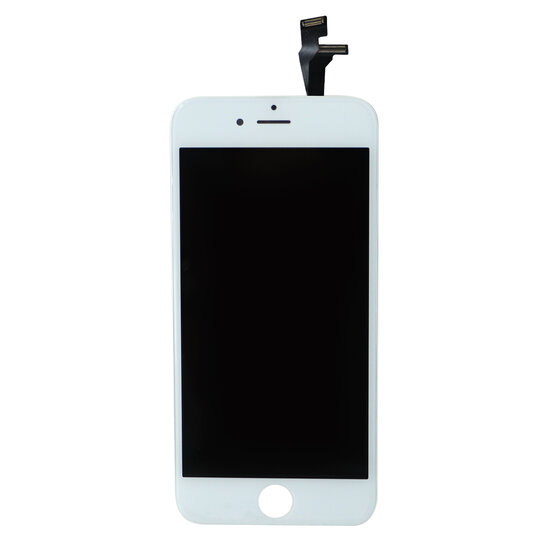 For iPhone 6 Display + Module + Metal Plate High Quality P/T - White