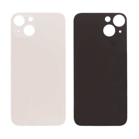 For iPhone 13 Mini Back Glass- White