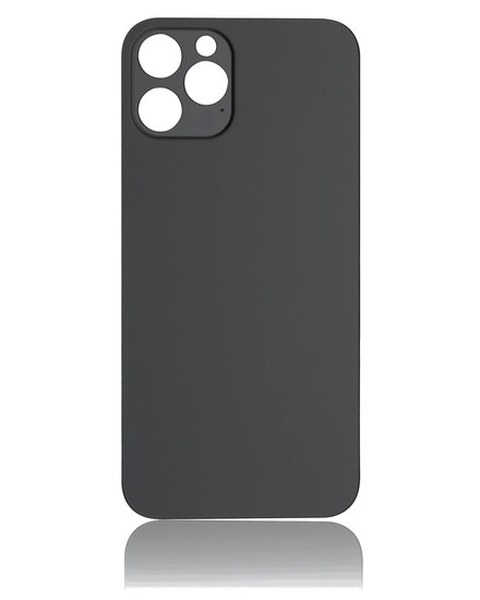 For iPhone 12 Pro Back Glass- Black