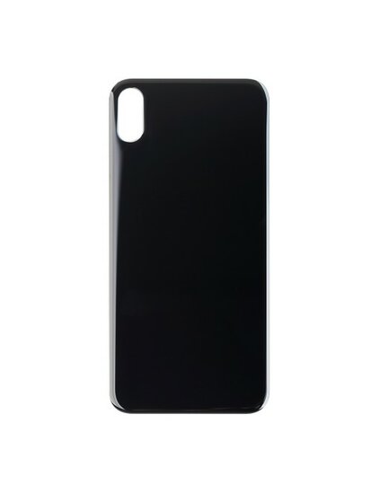 For iPhone XS Max Back Glass- Black