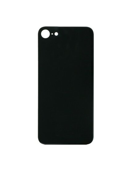 For iPhone SE 2020 Back Glass- Black
