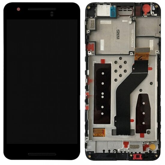 Huawei Nexus 6P-Display + Frame- Black