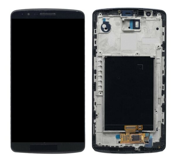 LG G3S-Display + Digitizer + Frame- Grey