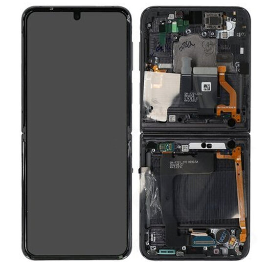 Samsung Galaxy Z Flip 4 5G SM-F721B-Inner Display Complete + Frame- Black
