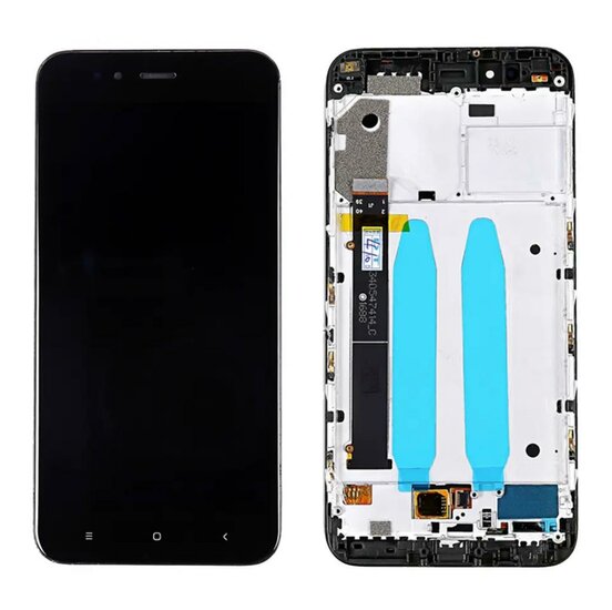 Xiaomi Mi A1-Display + Digitizer + Frame- Black