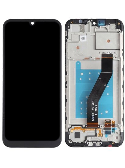Motorola Moto E6i-Display + Digitizer + Frame- Black