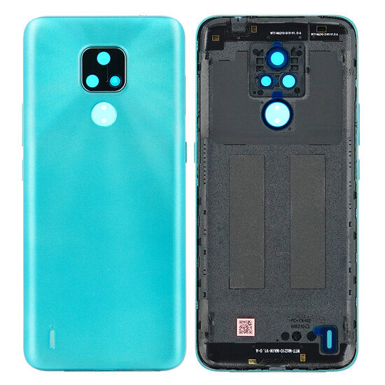 Motorola Moto E7-Battery Cover- Aqua Blue