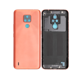 Motorola Moto E7-Battery Cover- Satin Coral