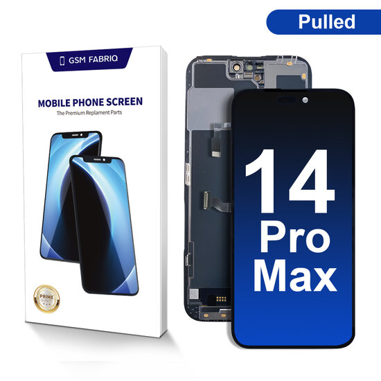 For iPhone 14 Pro Max Display + Module Pulled- Black