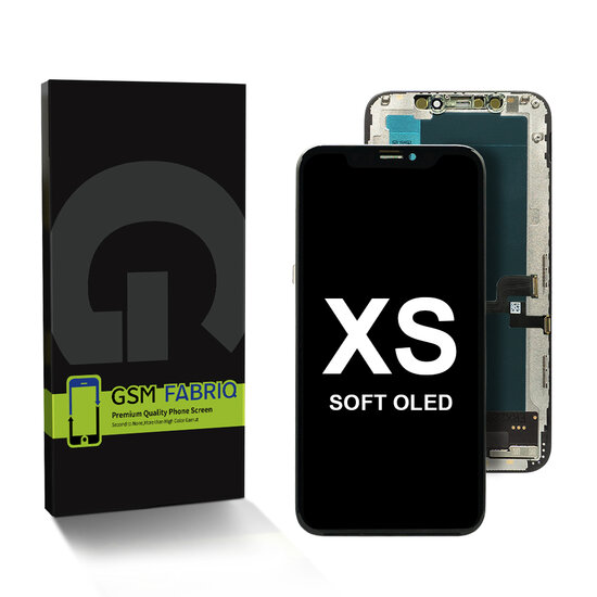 For iPhone XS Display Module Soft Oled- Black