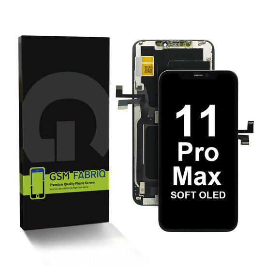 For iPhone 11 Pro Max Display Module Soft Oled- Black