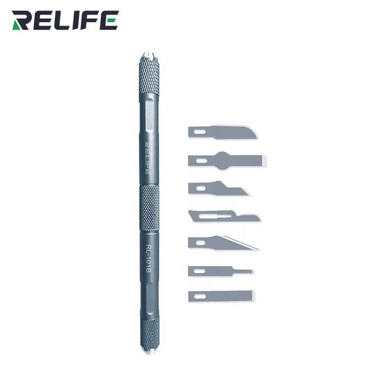 Relife RL-101B Motherboard BGA PCB IC CPU High Toughness Remove Glue Knife Set  8-in-1