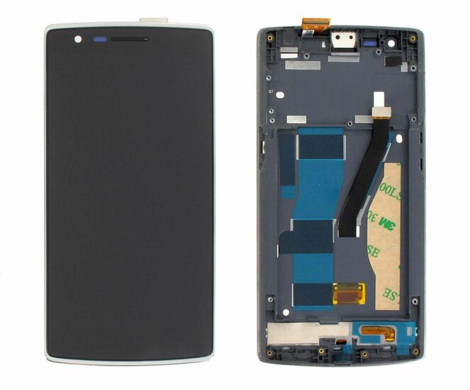 OnePlus One A0001-Display + Digitizer + Frame- Black