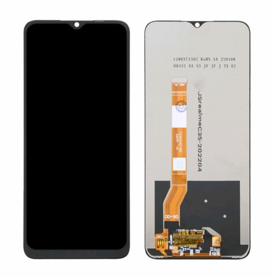 Realme Narzo 50A Prime/ C35-Display + Digitizer- Black
