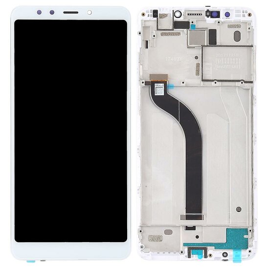 Xiaomi Redmi 5-Display + Digitizer + Frame- White