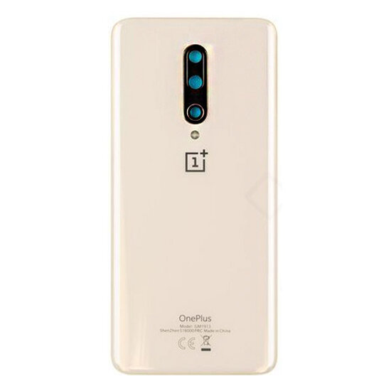 OnePlus 7 Pro-Battery Cover Pulled- Almond