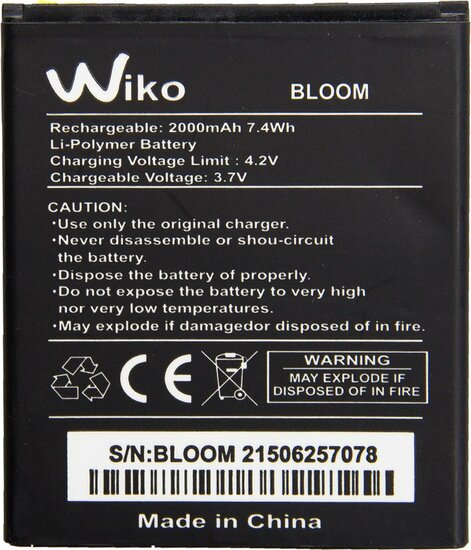 Wiko Bloom- Battery