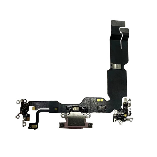 For iPhone 15 Plus Charger Connector Flex- Black