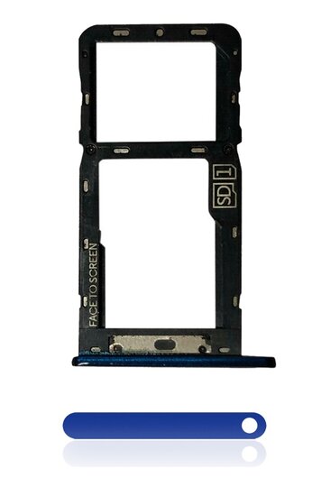 Motorola Moto G7 Power XT1955-Sim Holder- Marine Blue