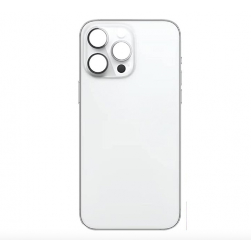 For iPhone 14 Pro Max Back Glass- Silver