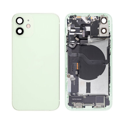 For iPhone 12 Mini Middle Frame Pulled (A) Complete With Parts (No Battery) - Green
