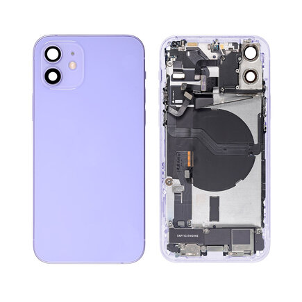 For iPhone 12 Mini Middle Frame Pulled (A) Complete With Parts (No Battery)- Purple