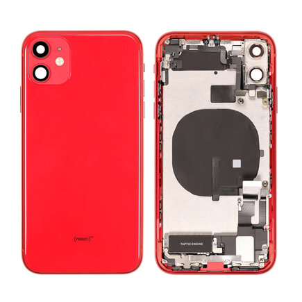 For iPhone 11 Middle Frame Pulled (A) Complete With Parts (No Battery)- Red