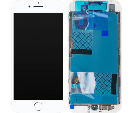 For iPhone 7 Screen Complete with Camera and Small Parts- White