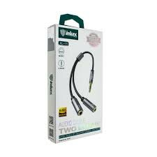 Inkax AL-15 Audio Cable 2 In 1 Black 