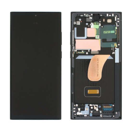 Samsung Galaxy S23 Ultra SM-S918B-LCD Display Module- Graphite/ Red